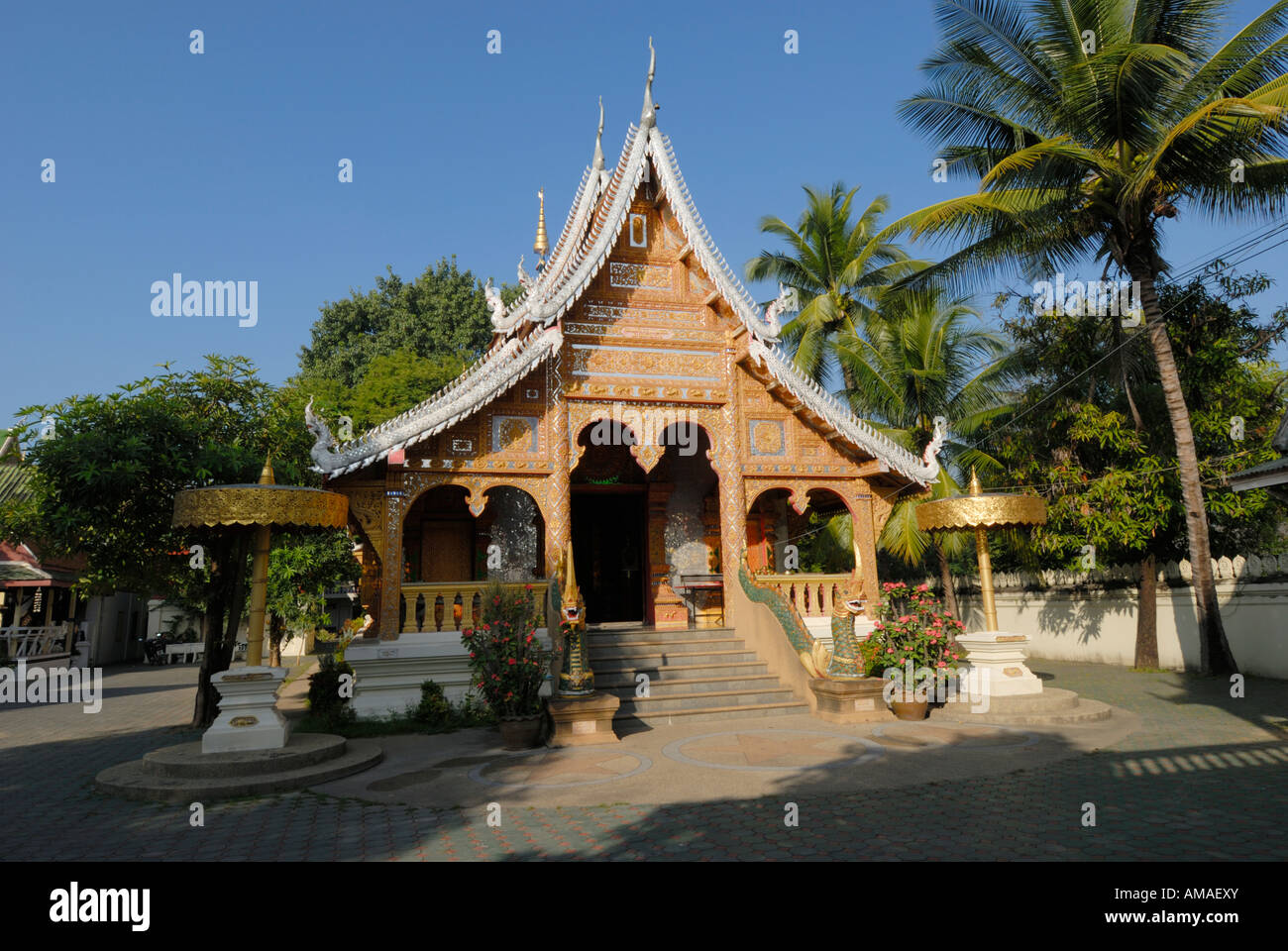 Wat Pa Phrao Nai, Chiang Mai Thailandia Foto Stock