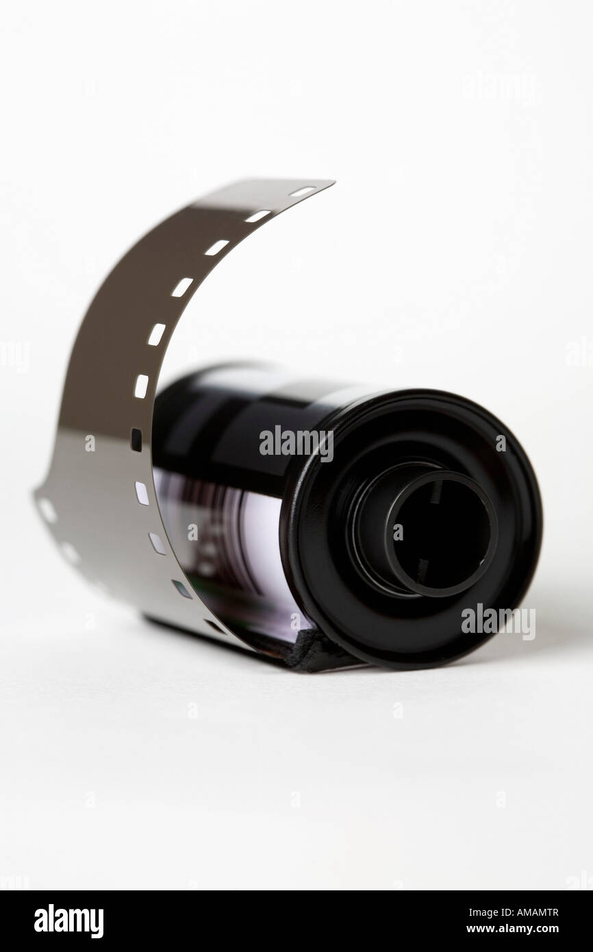 Un rotolo di pellicola della fotocamera Foto Stock