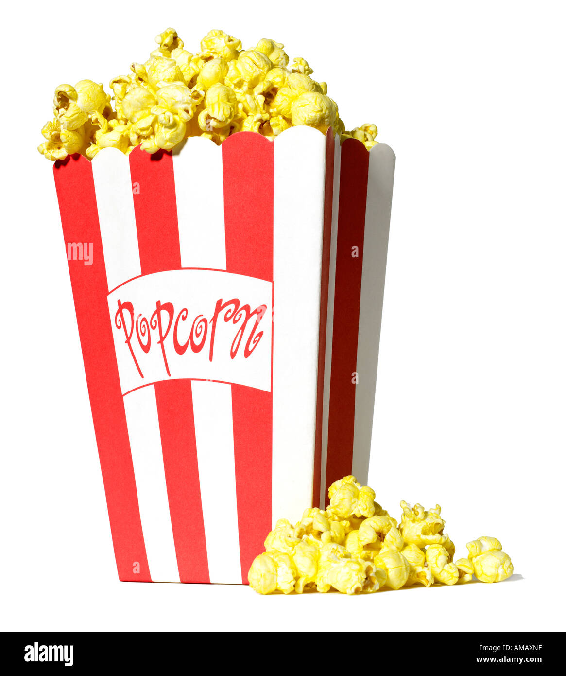 Scatola di Popcorn Foto Stock
