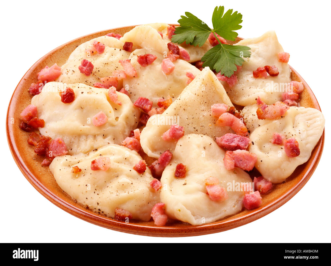 POLISH PIEROGI RUSKIE TAGLIARE Foto Stock