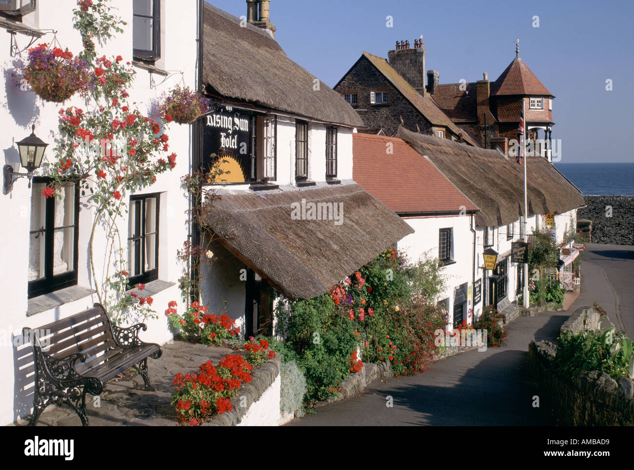 MARS HILL LYNMOUTH North Devon England Regno Unito Foto Stock