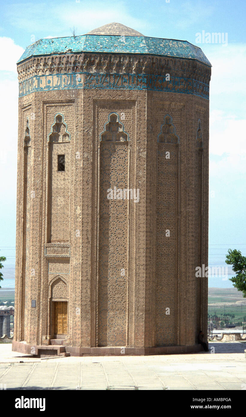 Mausoleo di Mu'mina Khatun, Nakhchivan, Azerbaigian Foto Stock