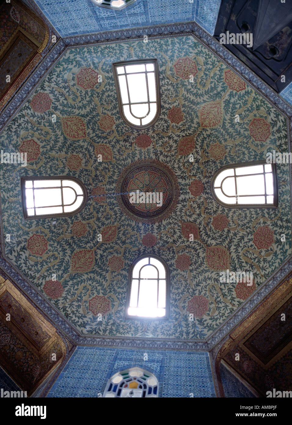 Interno, Revan chiosco, Topkapi Saray, Istanbul, Turchia Foto Stock