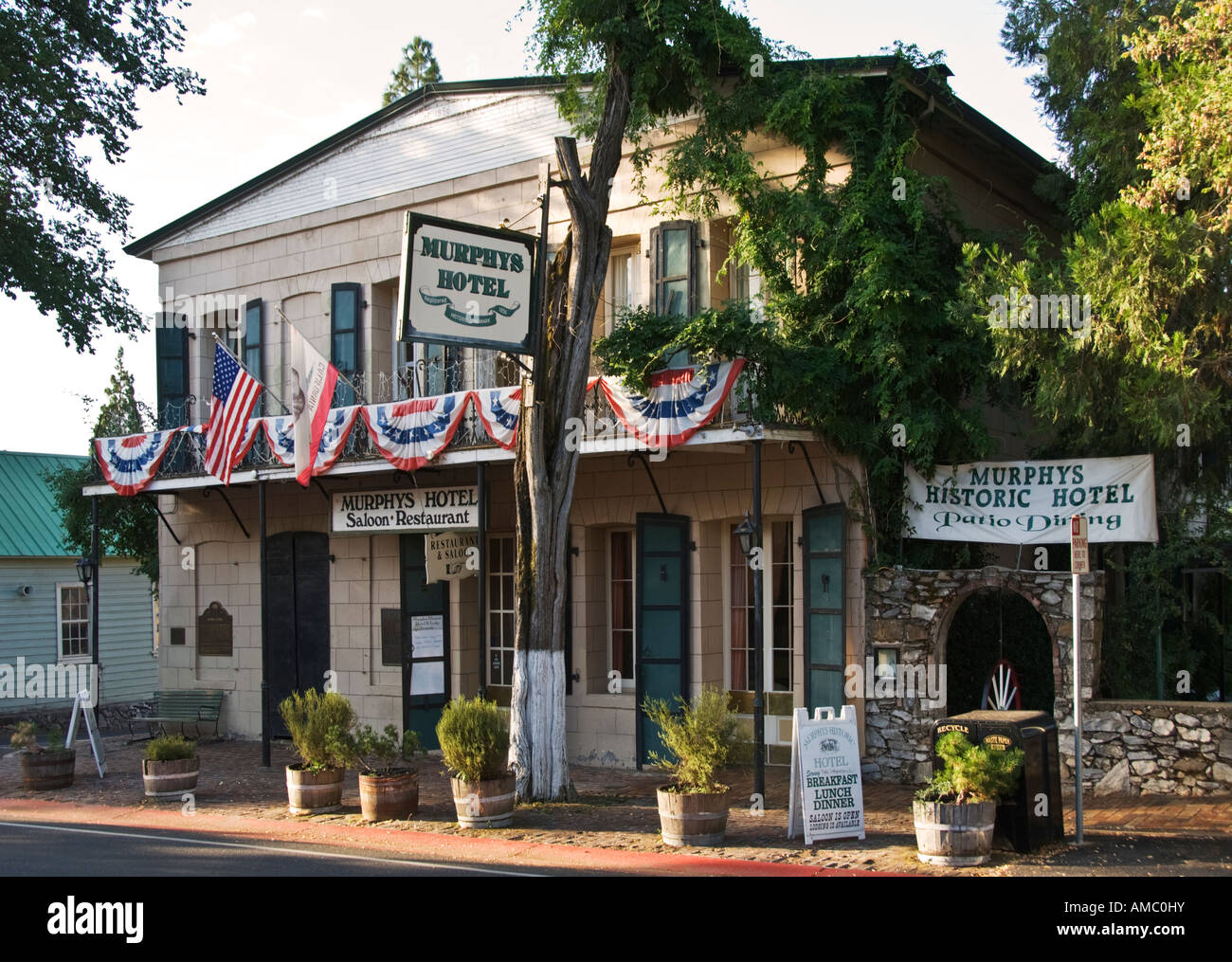 California Gold Country Calaveras capoluogo di contea di Murphys Murphys storico Hotel Foto Stock