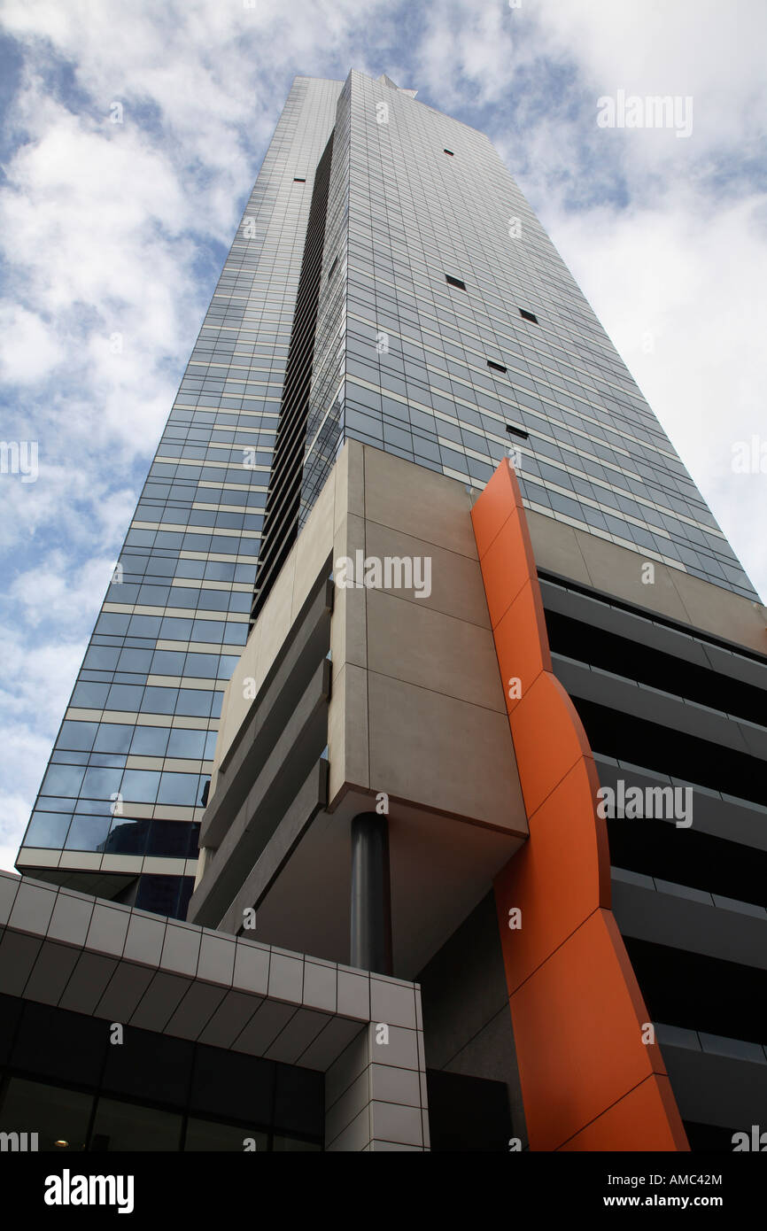 L'Eureka Tower è un edificio residenziale nel quartiere di Southbank di Melbourne, Australia Foto Stock