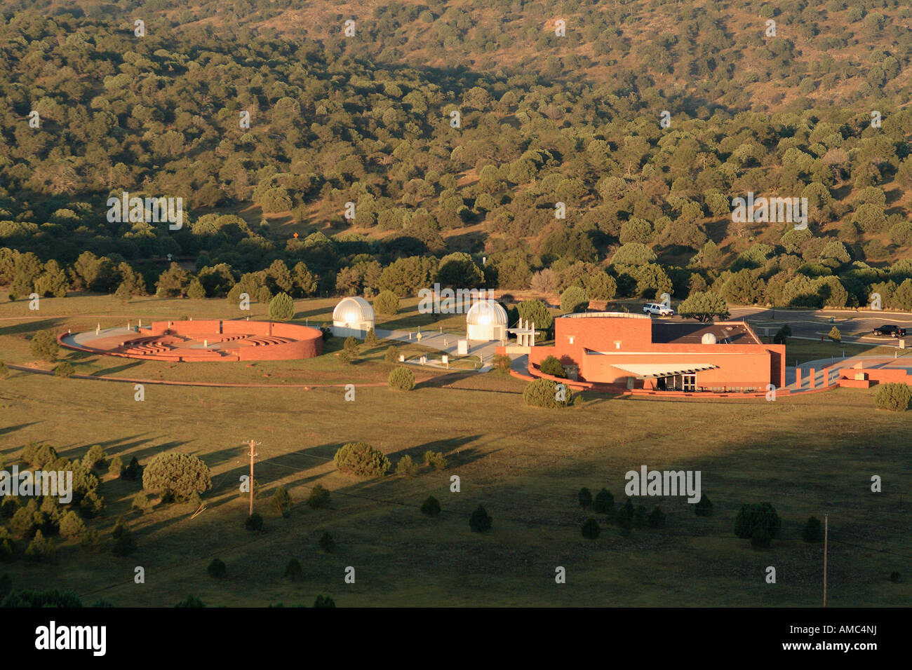 Centro visitatori di Mc OsservatorioDonald-Davis Ft. Davis, Texas Foto Stock