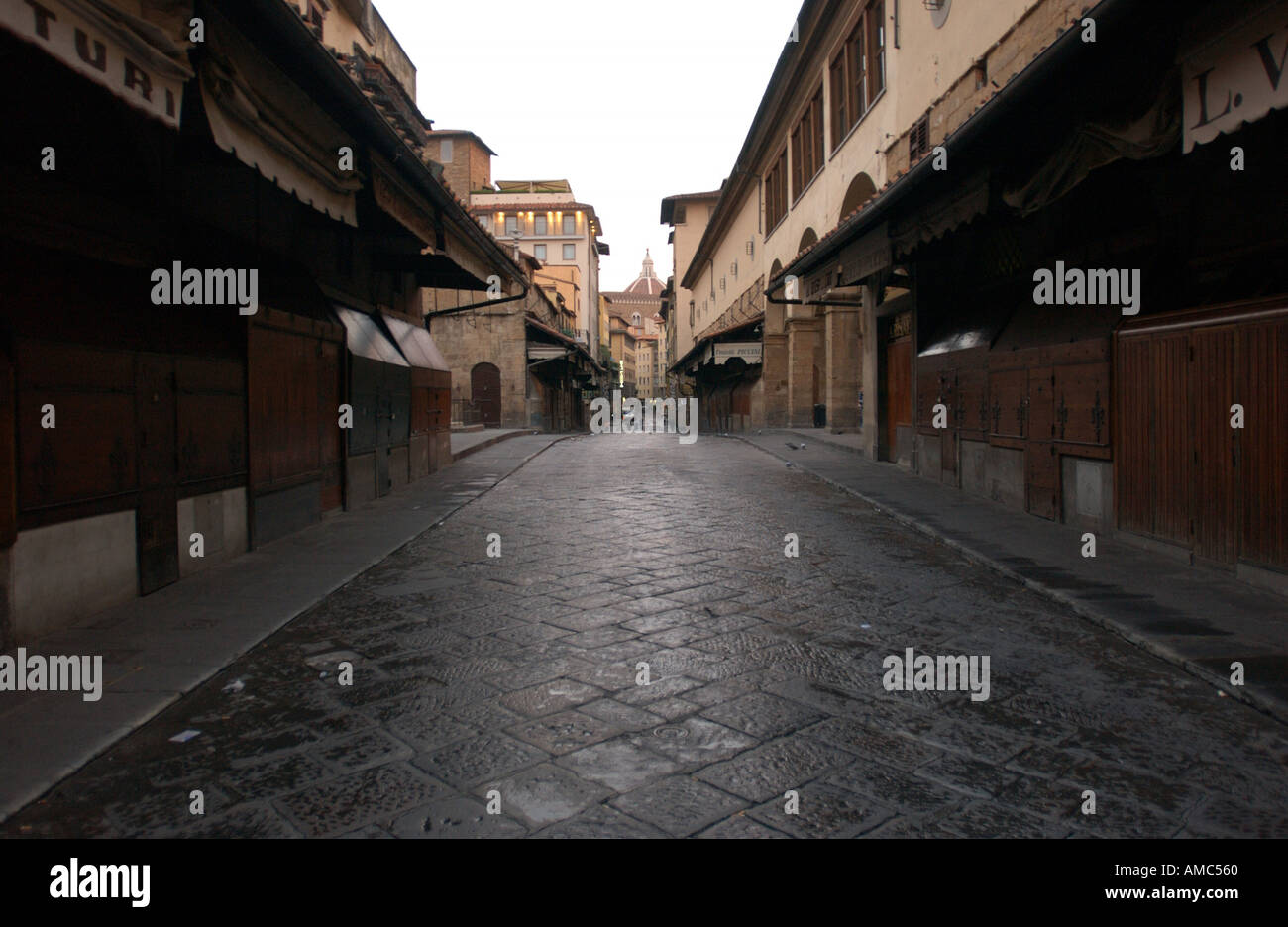 Ponte Vecchio Firenze Italia Foto Stock