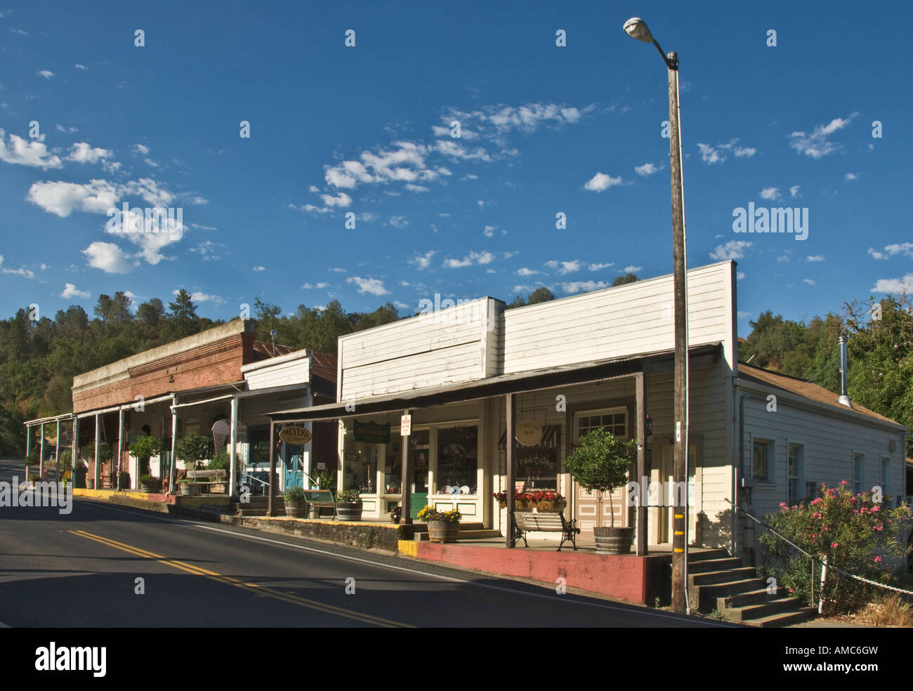 California Gold Country la contea di Amador città di Amador City Foto Stock