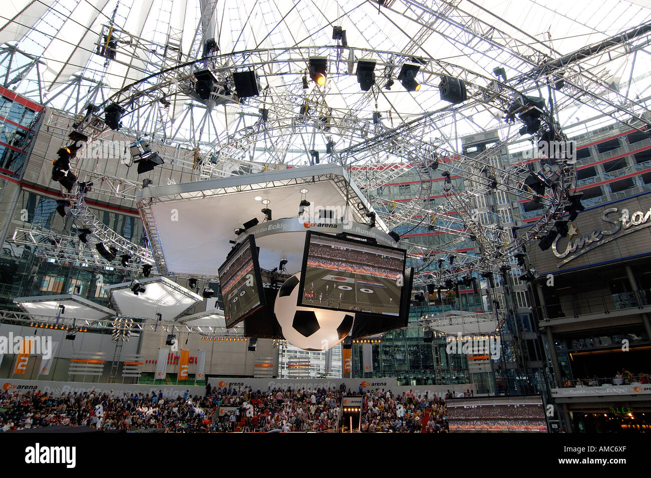 ZDF Arena Sony Center Berlin 2006 Foto Stock