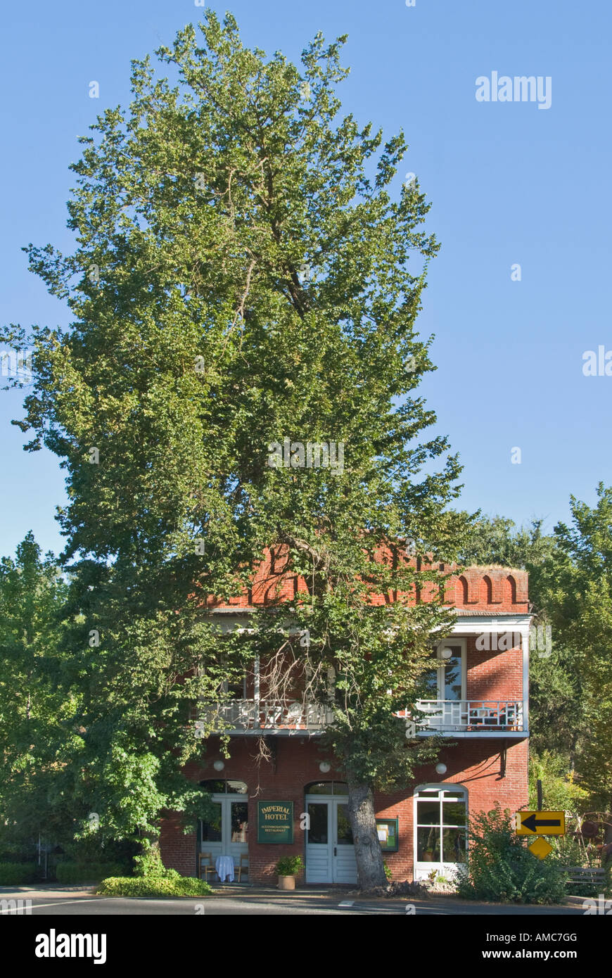 California Gold Country la contea di Amador città di Amador City Imperial Hotel costruito 1879 Foto Stock