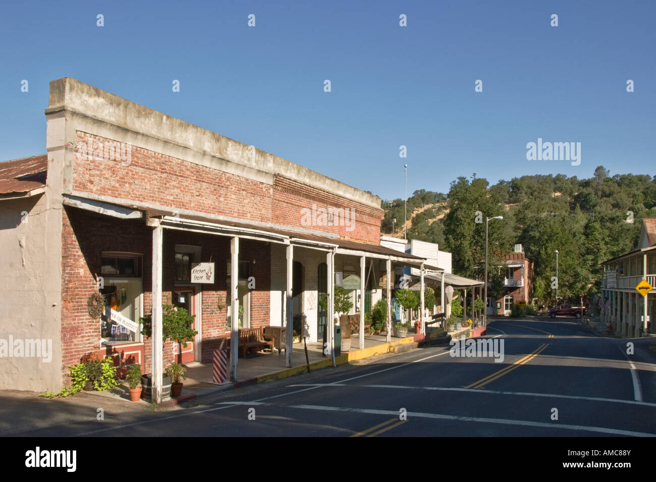 California Gold Country la contea di Amador città di Amador City Foto Stock