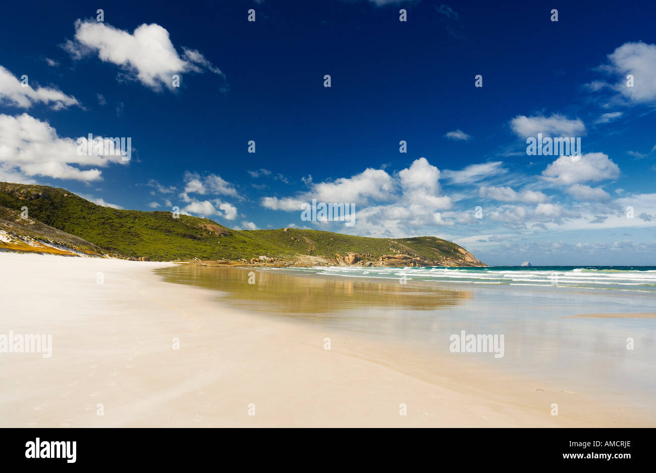 Spiaggia stridulo, Wilsons Promontory National Park, Victoria, Australia Foto Stock