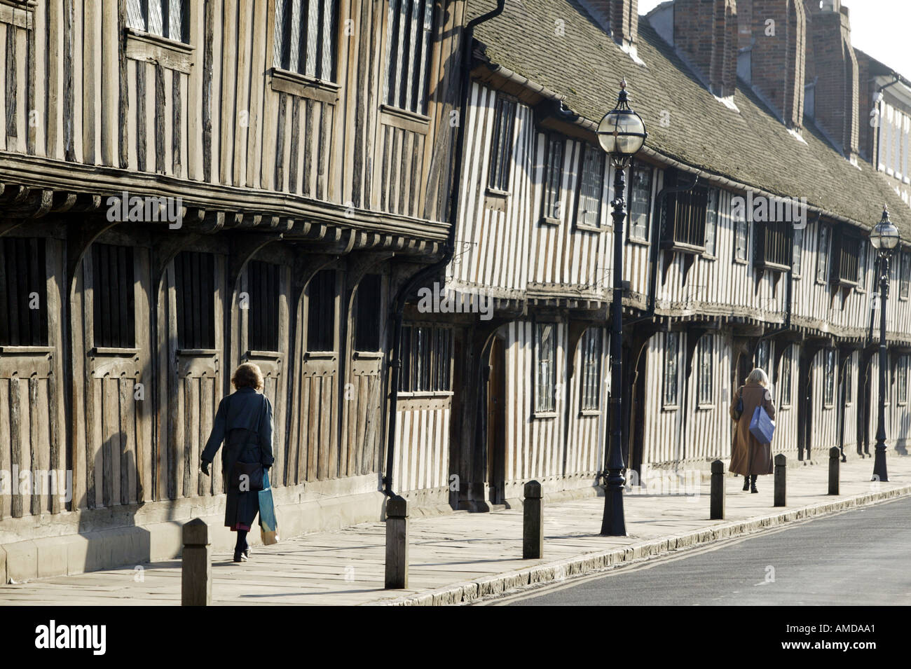Chapel Street a Stratford on Avon Warwickshire UK Marzo 2004 Foto Stock