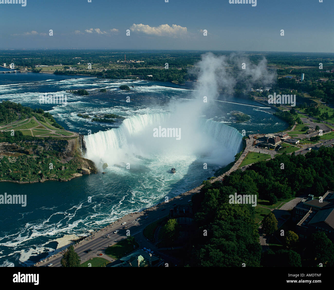 Cascate Horseshoe Niagara Falls, Ontario, Canada Foto Stock