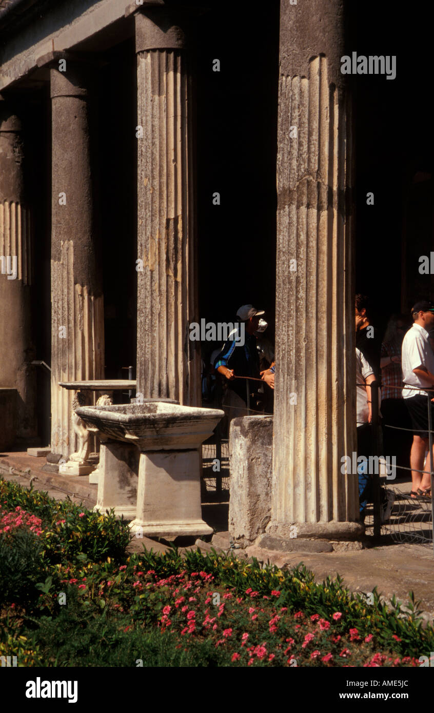 Vettii casa Pompei Italia Foto Stock