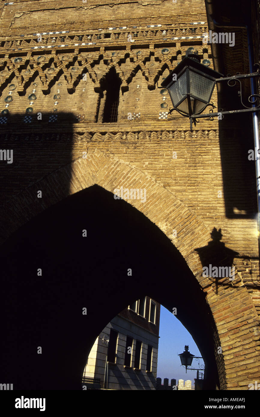 Torre mujedar del Salvador città di Teruel Aragona regione SPAGNA Foto Stock