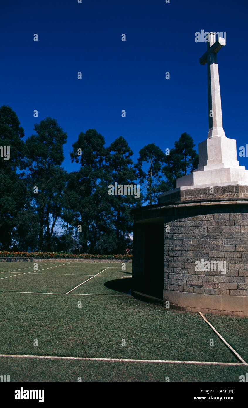 Seconda Guerra Mondiale il cimitero di Kohima, Nagaland, India Foto Stock