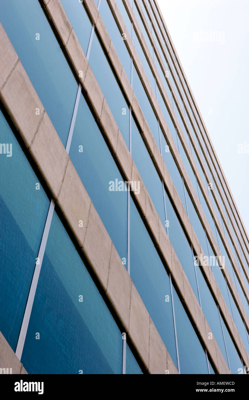 Immagine astratta di un edificio di moderna costruzione Foto Stock