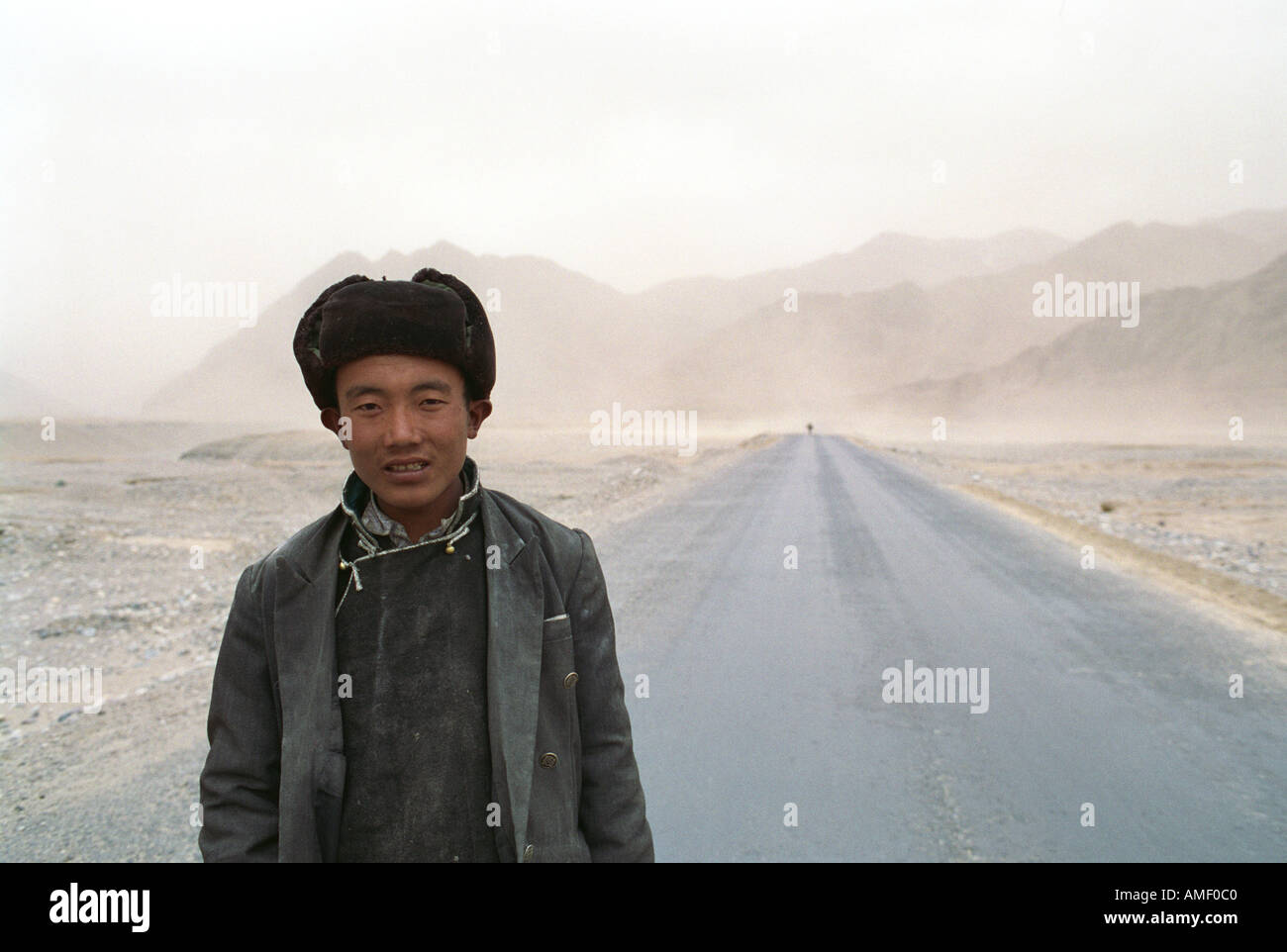 Il Tibet le persone e la terra Foto Stock