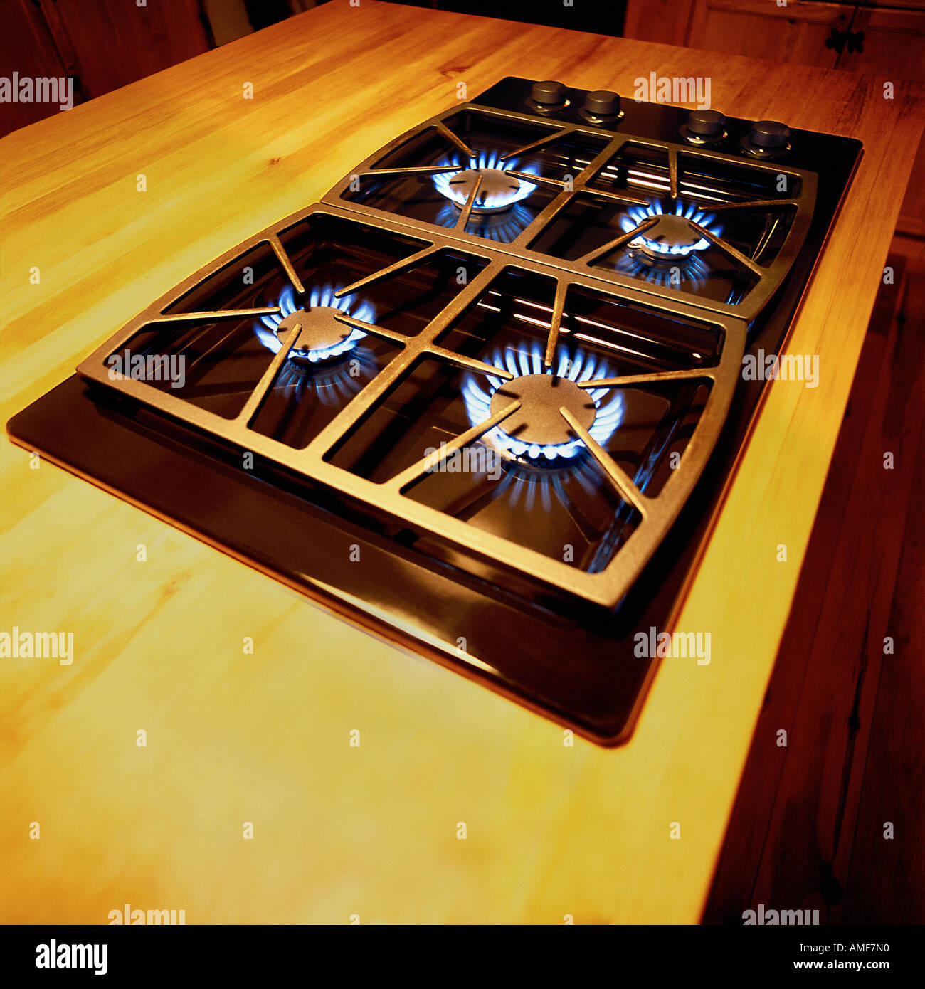 Bruciatori a gas Foto Stock