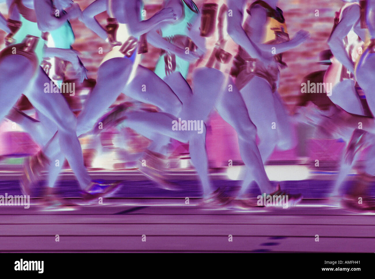 gara di Endurance Foto Stock