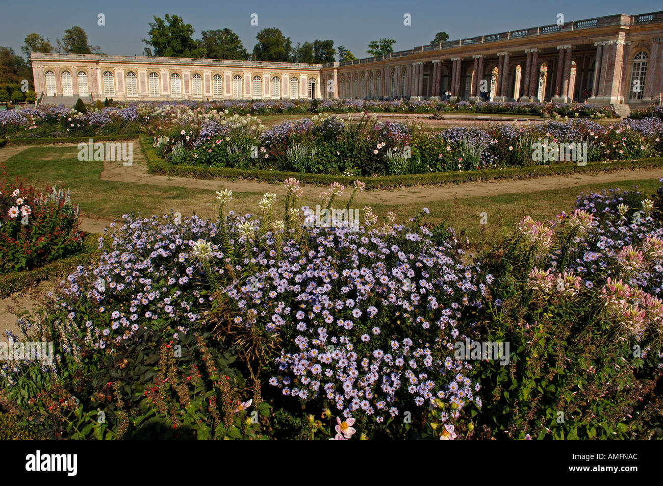 Grand Trianon nel parco del Castello di Versailles Parigi Francia Europa Foto Stock