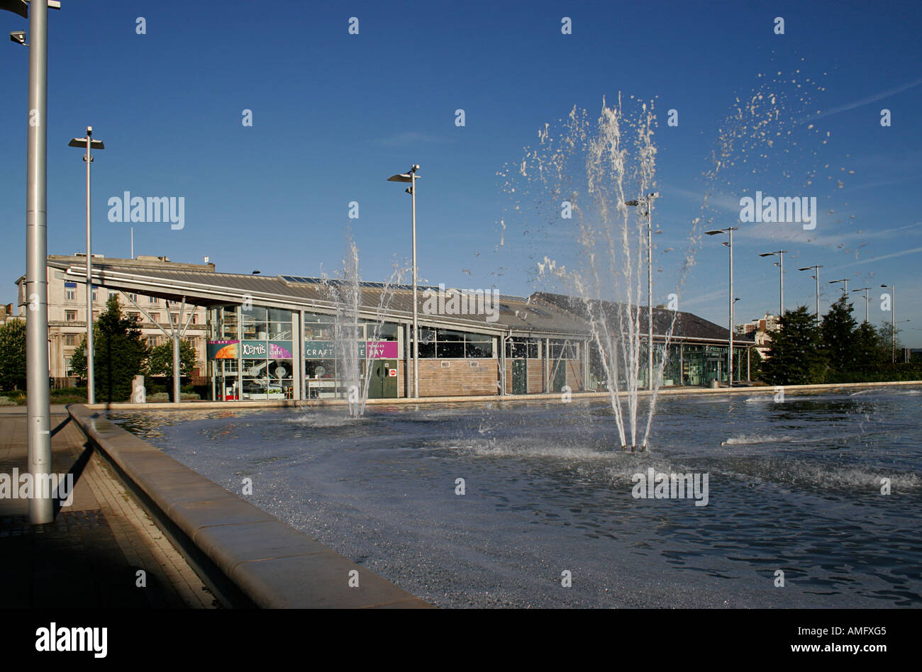 La baia di Cardiff, South Glamorgan, South wales, Regno Unito Foto Stock