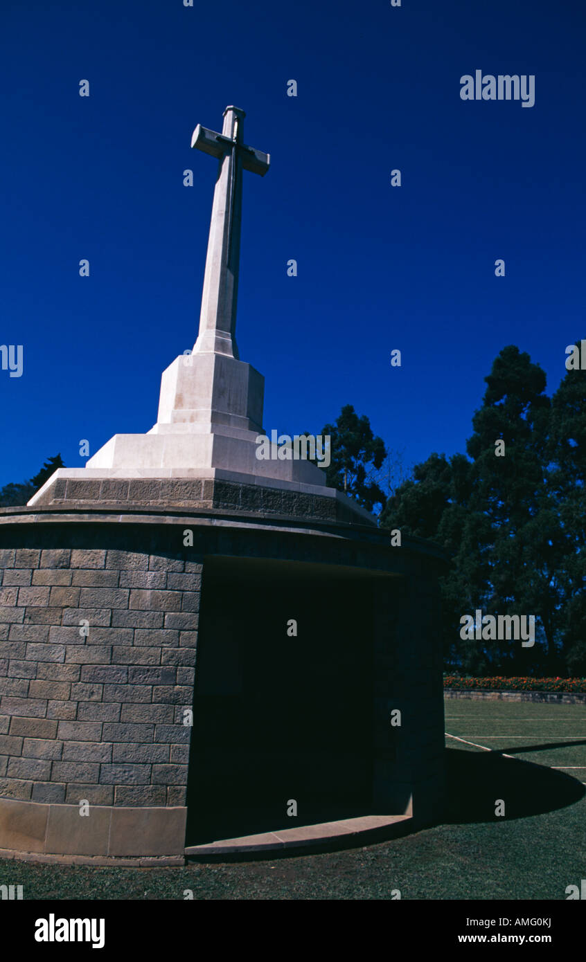 Seconda Guerra Mondiale il cimitero di Kohima, Nagaland, India Foto Stock