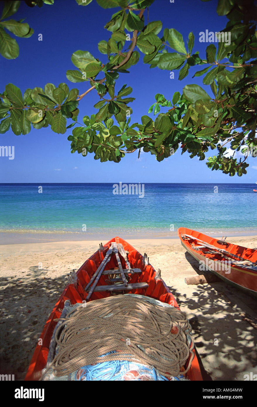 Anse Dufour di Martinica Foto Stock
