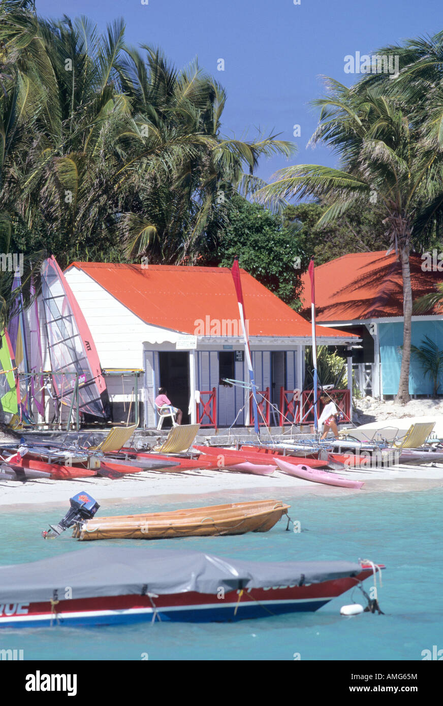 Guadalupa (Indie occidentali francesi), Saint Francois beach Foto Stock