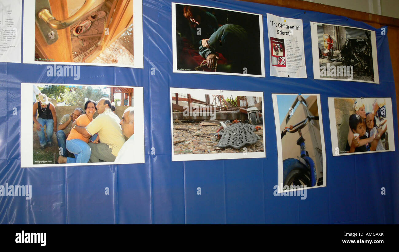 I bambini di Sderot mostra fotografica in tournée negli USA Foto Stock