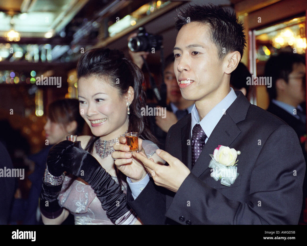 Cinese matrimonio asiatici taiwan repubblica popolare di Cina Foto Stock
