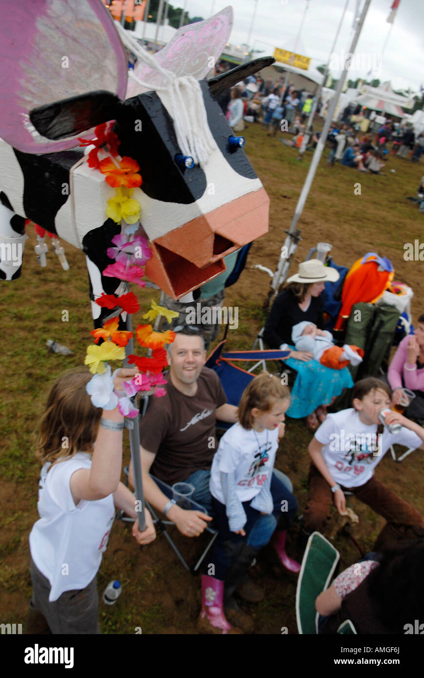 Pic martin phelps 26 07 07 gordon reporter festival Womad charlton park malmesbury seconda notte di venerdì Foto Stock