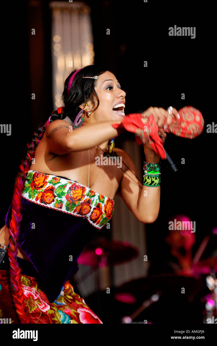 Lila downs womad Foto Stock