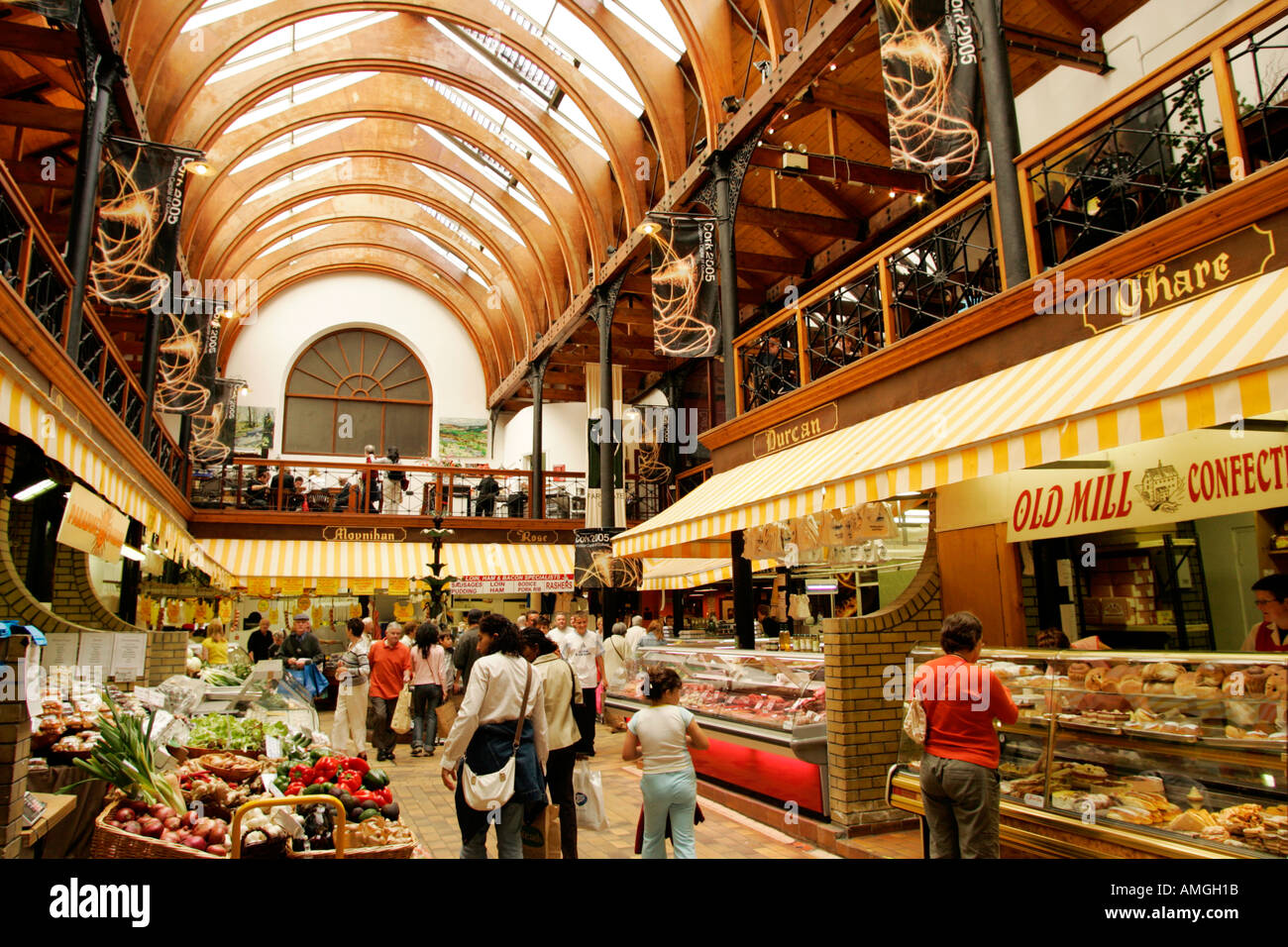 Mercato inglese Cork City Foto Stock