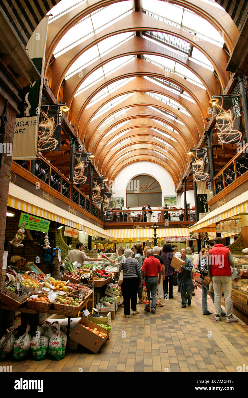 Mercato inglese Cork City Foto Stock