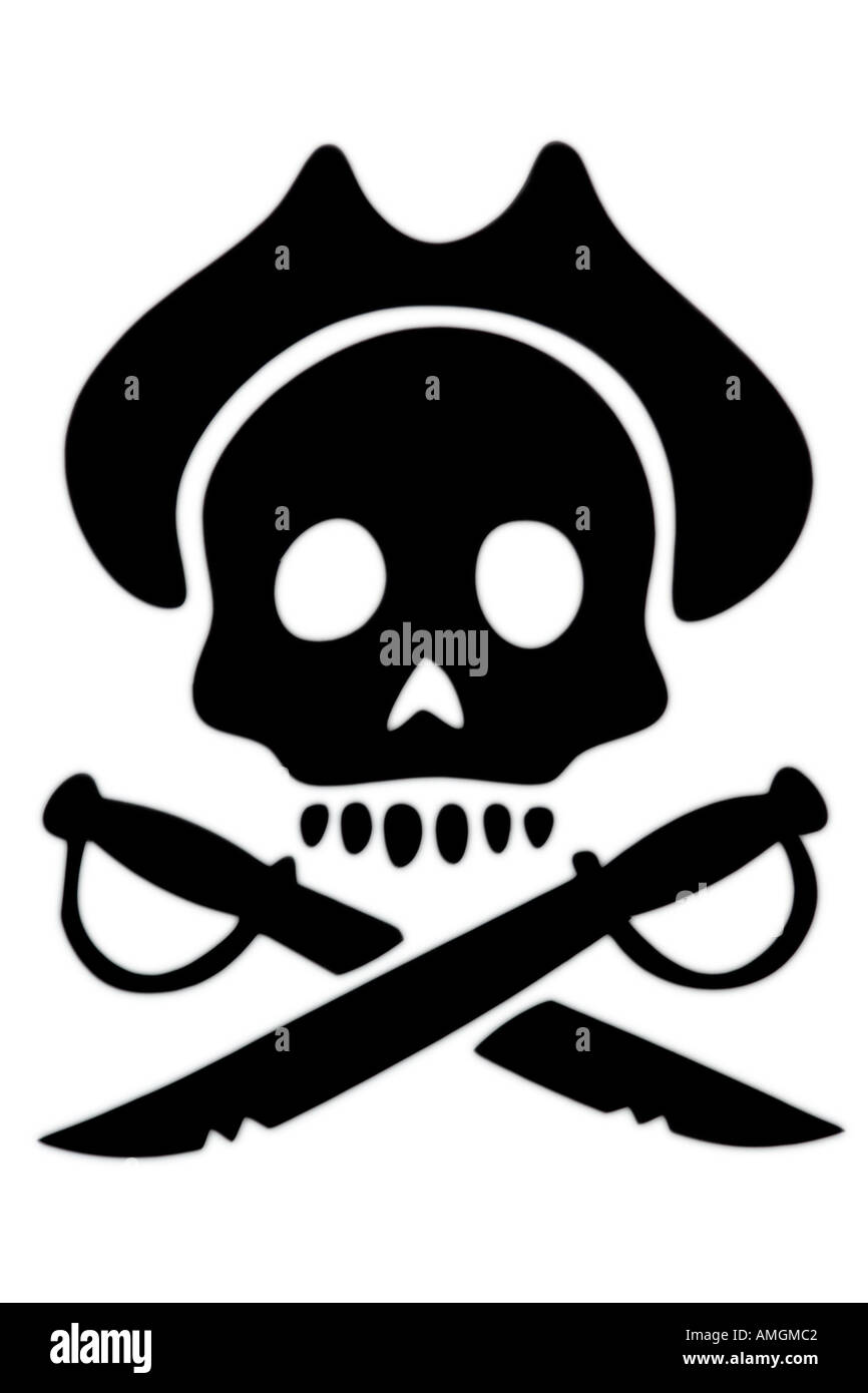 testa di teschio con logo di ossa incrociate 4730151 Arte vettoriale a Vecteezy