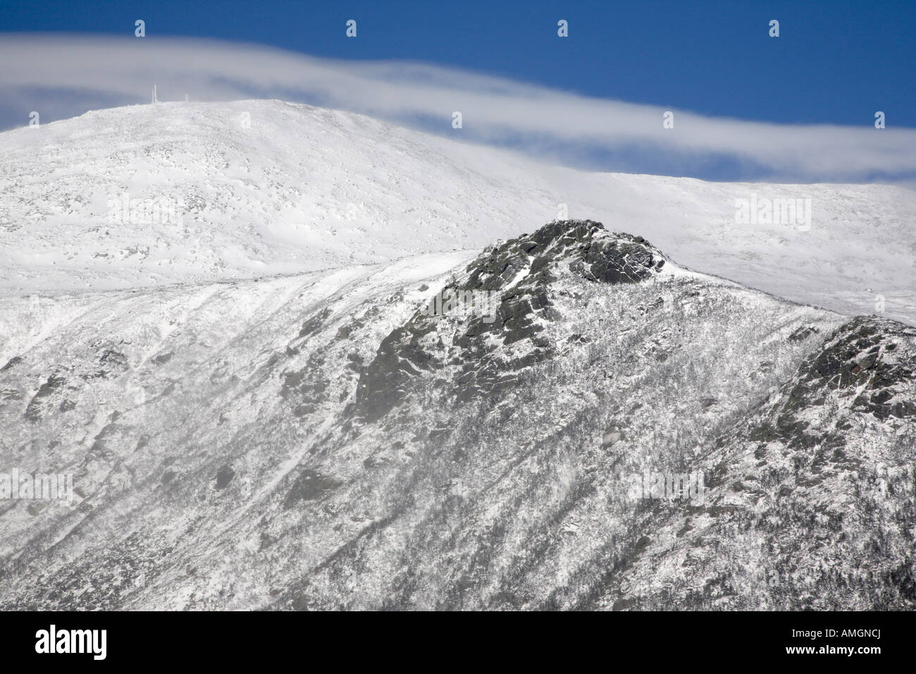 Mount Washington - White Mountains del New Hampshire USA Foto Stock
