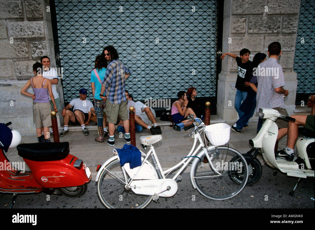 Italien, Veneto, Julisch Veneto, Friuli, Friuli, Pordenone, auf der Piazza Cavour Foto Stock