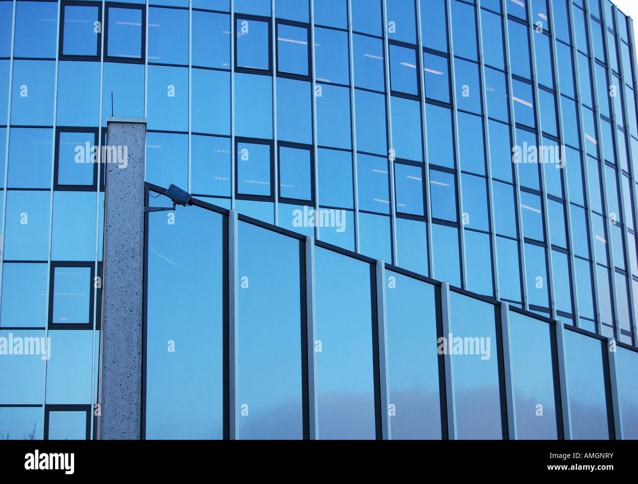 Immagine astratta di blocco ufficio windows Foto Stock