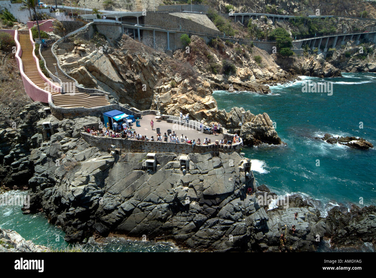 Messico, Guerrero, Acapulco, l'Hotel El Mirador. Foto Stock