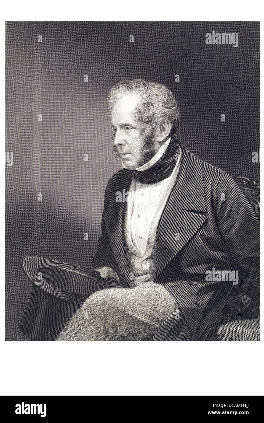 Diritto hon visconte Henry John Temple palmerston kc ccb 3a Palmerston statista britannico 1784 1865 due volte Primo Ministro Regno K Foto Stock