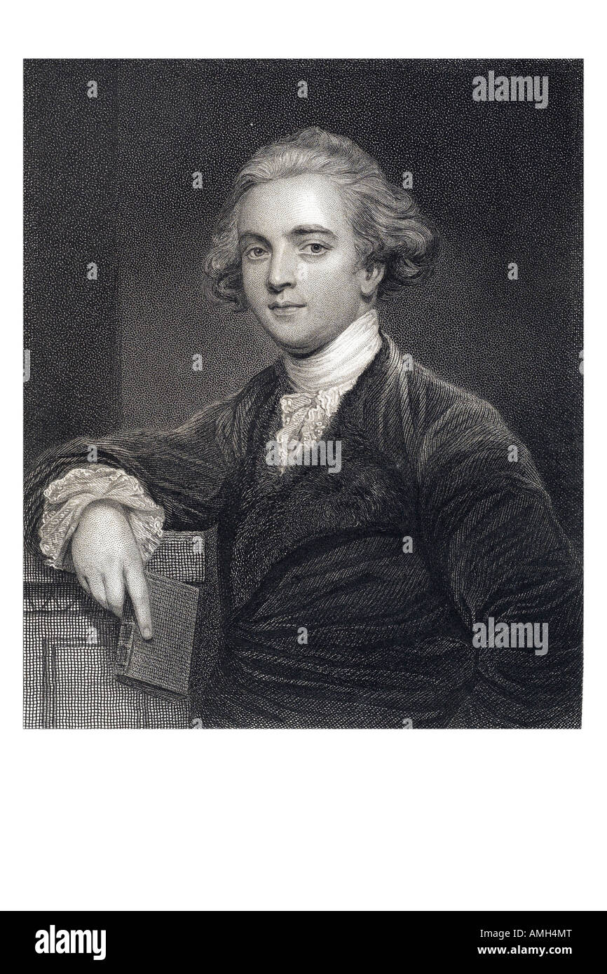 SIR WILLIAM JONES 1746 1794 British giurista filologo studiato antica India proposizione esistenza rapporti indo europeo la Foto Stock