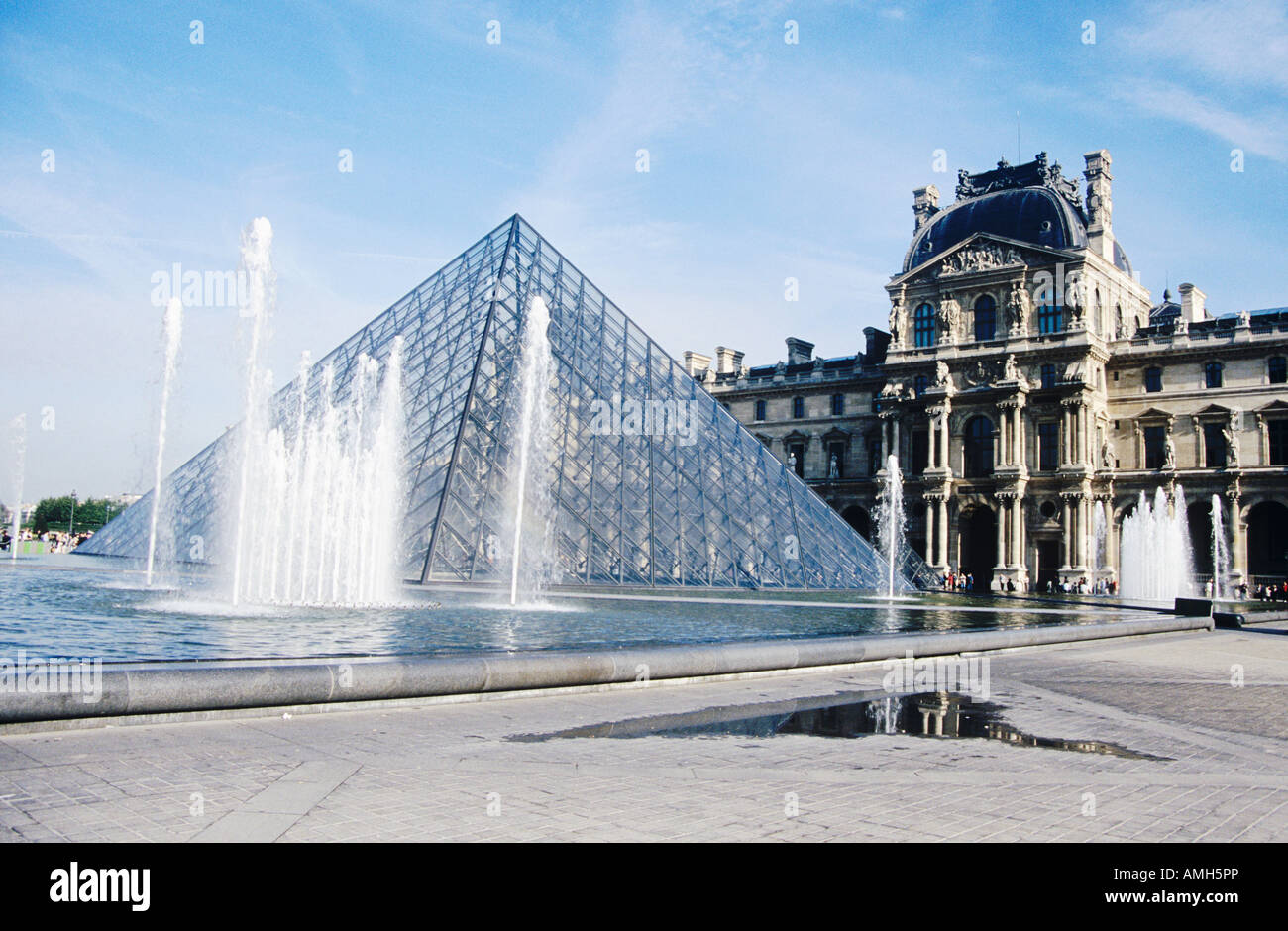 Il museo del Louvre, il Musee du Louvre, Parigi, Francia Foto Stock