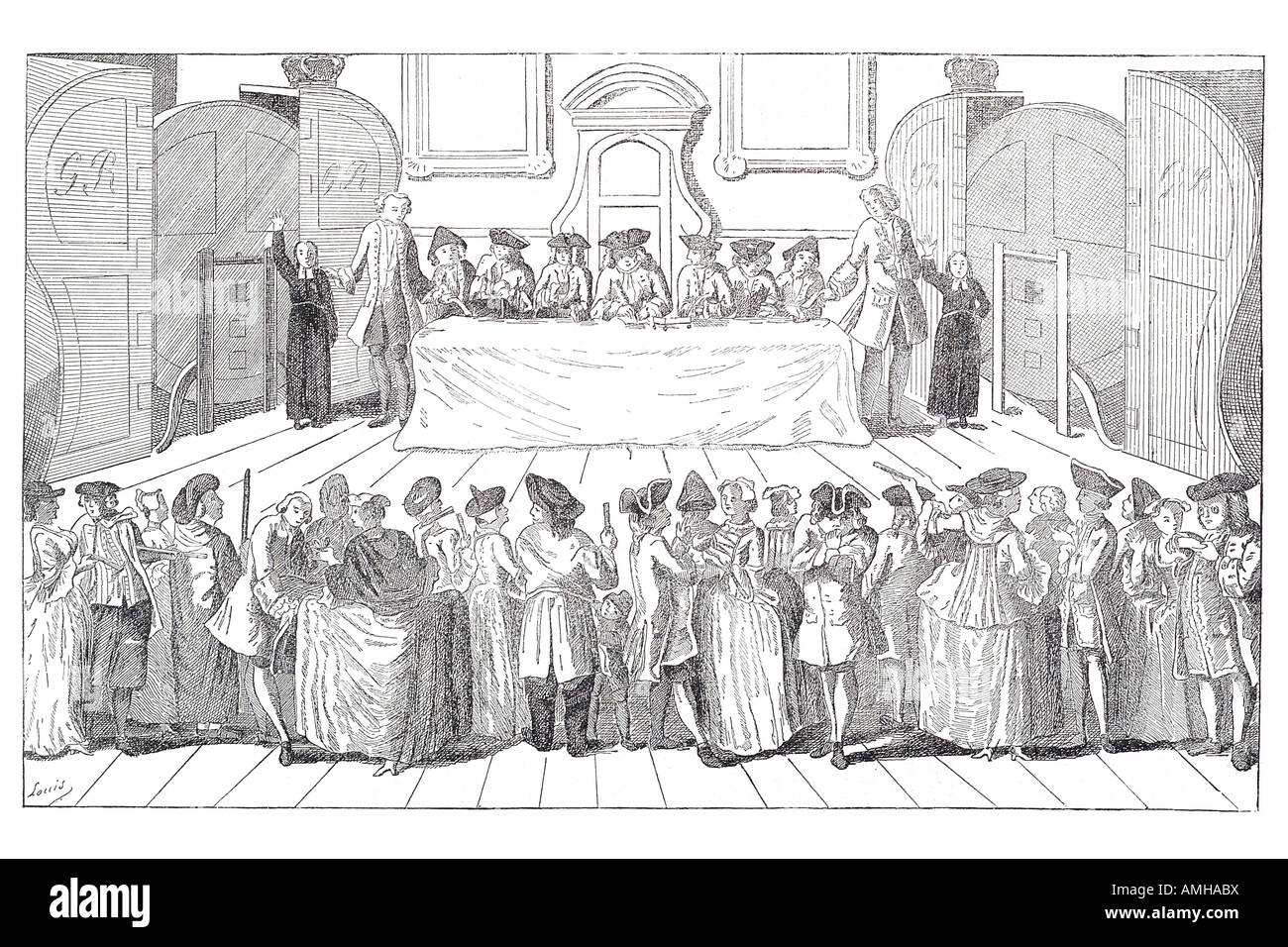 1750 state lottery guildhall London City capitale inglese in Inghilterra La Gran Bretagna British UK Regno Unito GB royal maggiore grande GAMBL Foto Stock