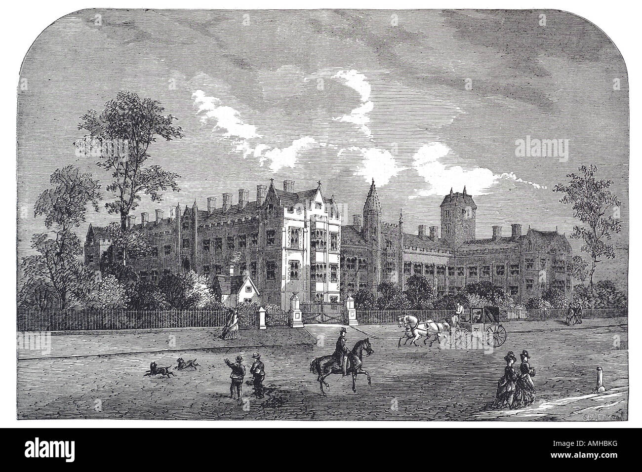 1882 il consumo del Brompton Hospital la tubercolosi malattia infettiva sanatorium del torace maggiore di Londra La città capitale England Inglese Foto Stock