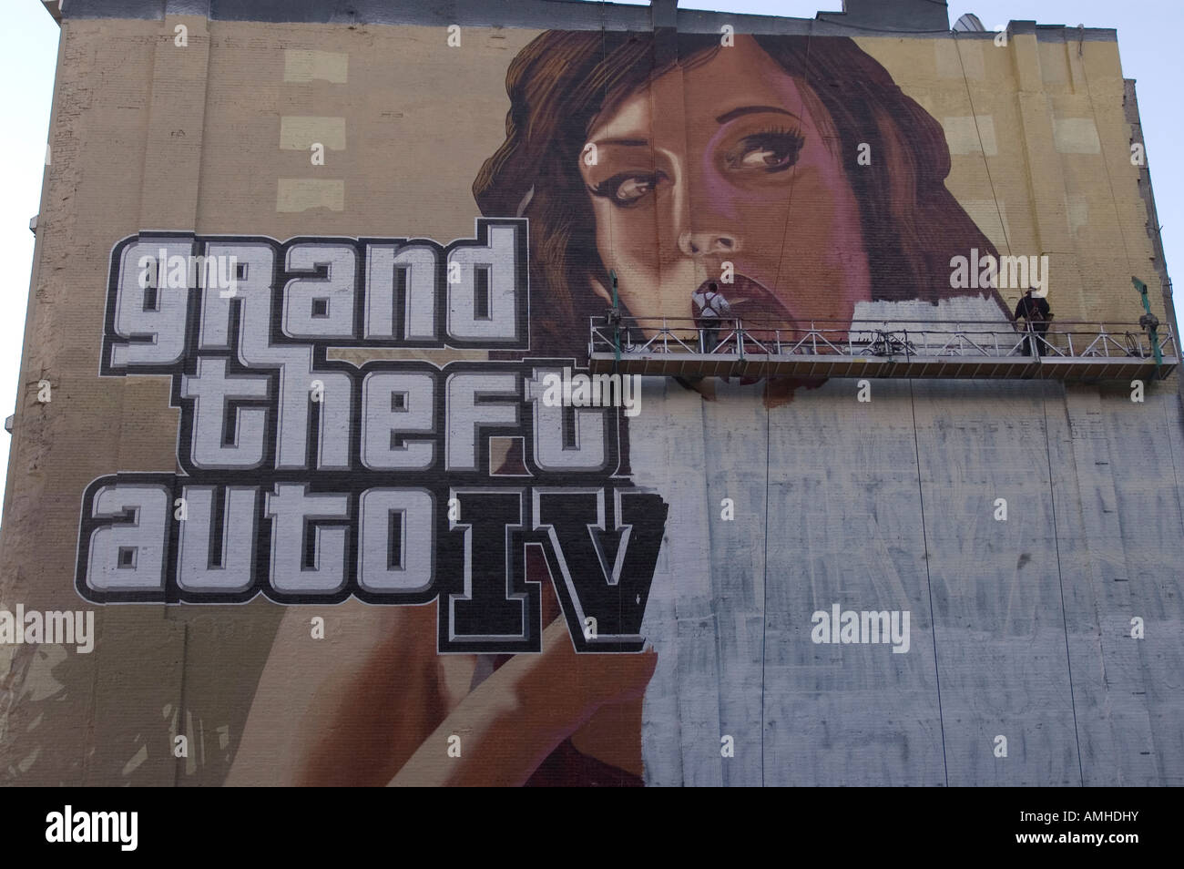 Grand Theft Auto IV billboard Foto Stock