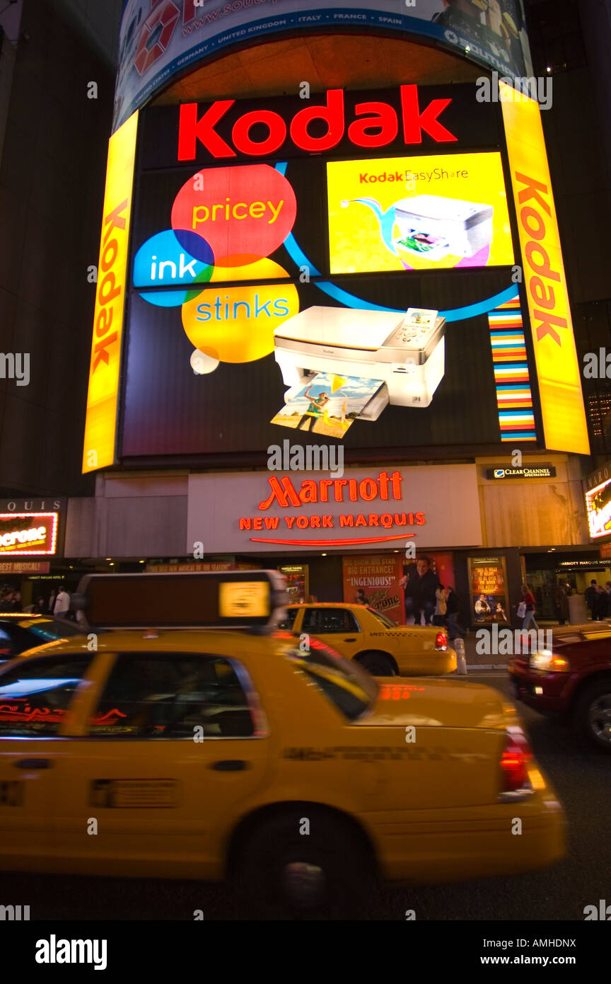 La Kodak billboard in Times Square Foto Stock