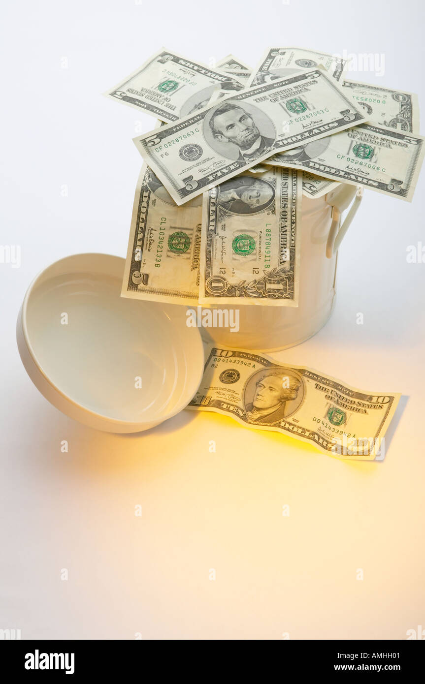 Azienda,soldi,carta moneta,valuta estera,dollar Foto Stock