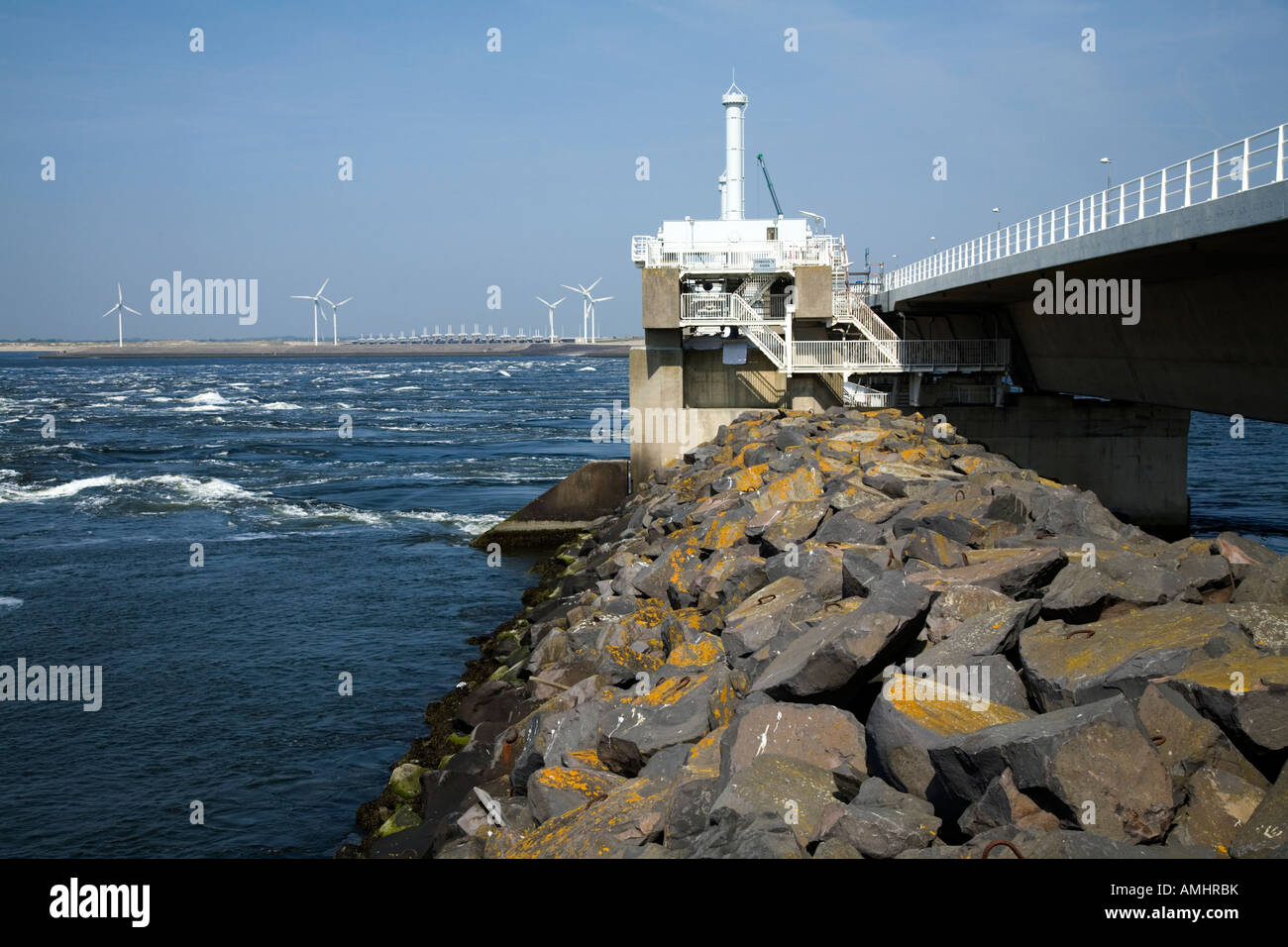 Progetto Delta Delta opere barriera barriera storm Paesi Bassi Olanda Foto Stock